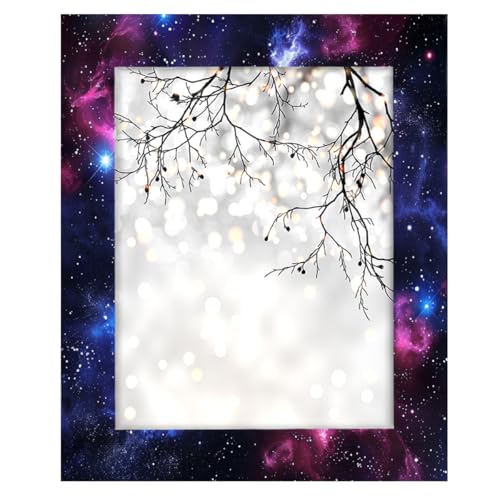 Bilderrahmen aus Holz, 27,9 x 35,6 cm, lila-blau, Galaxie-Stern, für Wand und Tischplatte, Dekoration für Büro, Wohnzimmer, Schlafzimmer Bilderrahmen aus Holz, 27,9 x 35,6 cm, lila-blau, Galaxie-Stern, für Wand und Tischplatte, Dekoration für Büro, Wohnzimmer, Schlafzimmer von MPTPTM