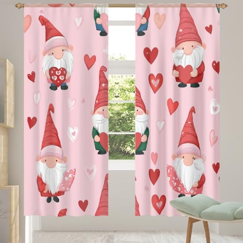 MPTPTM Fenstervorhänge, Cartoon-Zwerg, Liebe, leichte Lichtfiltervorhänge für Küche, Wohnzimmer, Terrasse, 140 x 213 x 5 cm MPTPTM Fenstervorhänge, Cartoon-Zwerg, Liebe, leichte Lichtfiltervorhänge für Küche, Wohnzimmer, Terrasse, 140 x 213 x 5 cm von MPTPTM