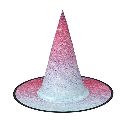 MQGMZ Blauer, roter und violetter Pastellfarben-Druck, vielseitiger Halloween-Hut, Hexenhut für Erwachsene, lustige und stilvolle Halloween-Party-Dekoration MQGMZ Blauer, roter und violetter Pastellfarben-Druck, vielseitiger Halloween-Hut, Hexenhut für Erwachsene, lustige und stilvolle Halloween-Party-Dekoration von MQGMZ