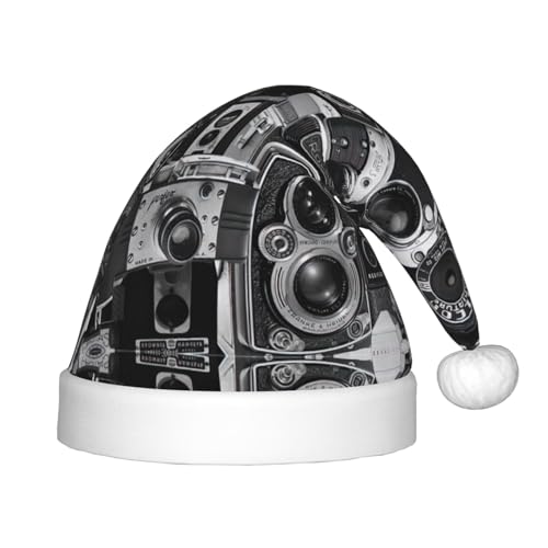 MQGMZ Cool Camera Collection Weihnachtshut für Kinder, Weihnachtsmannmütze für Kinder, perfekte Weihnachtsmütze für Feiertage MQGMZ Cool Camera Collection Weihnachtshut für Kinder, Weihnachtsmannmütze für Kinder, perfekte Weihnachtsmütze für Feiertage von MQGMZ