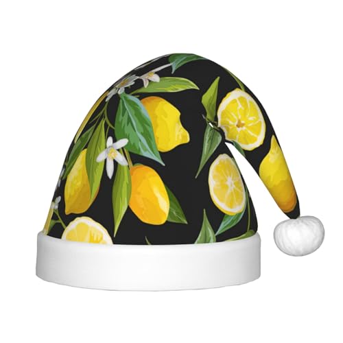 MQGMZ Weihnachtsmütze mit Zitrusfrüchtenmuster, für Kinder, Weihnachtsmannmütze, perfekte Weihnachtsmütze, Urlaubsparty-Zubehör MQGMZ Weihnachtsmütze mit Zitrusfrüchtenmuster, für Kinder, Weihnachtsmannmütze, perfekte Weihnachtsmütze, Urlaubsparty-Zubehör von MQGMZ