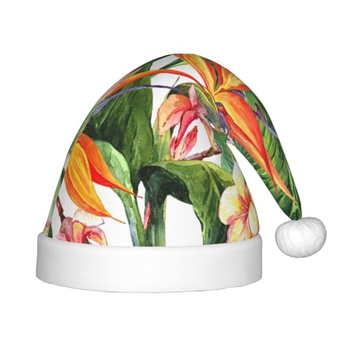 MQGMZ Weihnachtsmütze mit bunten Blumen für Kinder, Weihnachtsmannmütze, perfekt für Weihnachtsfeiern MQGMZ Weihnachtsmütze mit bunten Blumen für Kinder, Weihnachtsmannmütze, perfekt für Weihnachtsfeiern von MQGMZ