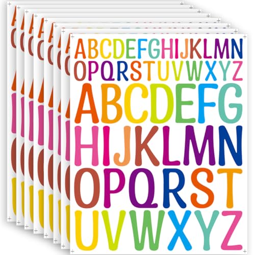 Buchstaben Aufkleber, 416 Stück/8 Blatt Buchstaben Sticker, Klebebuchstaben Bunt, Selbstklebende Buchstaben, Buchstaben zum Aufkleben Groß für Scrapbooking, Grußkarten, Briefkästen, Poster, DIY Buchstaben Aufkleber, 416 Stück/8 Blatt Buchstaben Sticker, Klebebuchstaben Bunt, Selbstklebende Buchstaben, Buchstaben zum Aufkleben Groß für Scrapbooking, Grußkarten, Briefkästen, Poster, DIY von MQIAN