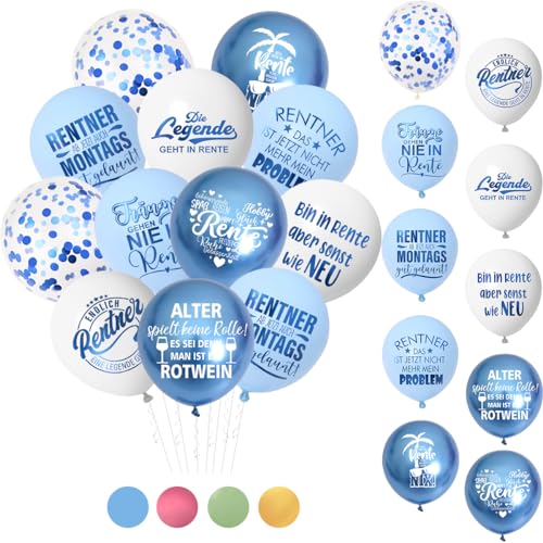 30 Stk Rente Deko,Rente Ballon,Ruhestand Deko,Luftballons Ruhestand,Rentner Deko,Renteneintritt Deko,Luftballon Rente,Ruhestand Luftballons Endlich Rentner,Renteneintritt Ruhestand Rente Geschenke 30 Stk Rente Deko,Rente Ballon,Ruhestand Deko,Luftballons Ruhestand,Rentner Deko,Renteneintritt Deko,Luftballon Rente,Ruhestand Luftballons Endlich Rentner,Renteneintritt Ruhestand Rente Geschenke von MQIAN