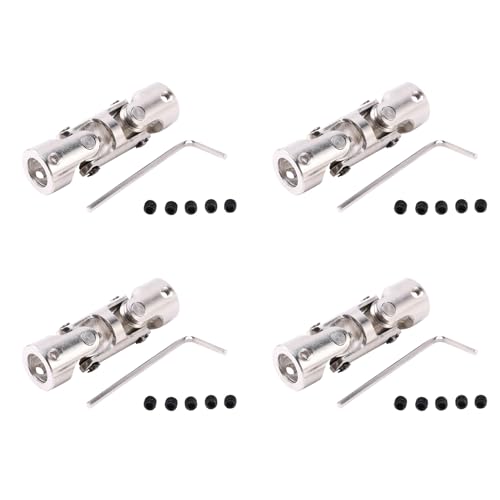 MQODLFP Rc Doppel-Kardangelenk-Kardangelenkupplungen mit Schraube, 6 x 6 mm, 4 Stück MQODLFP Rc Doppel-Kardangelenk-Kardangelenkupplungen mit Schraube, 6 x 6 mm, 4 Stück von MQODLFP