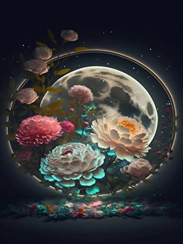 MQWDGJ 5D Diamond Painting Kits, Vollbohrer Diamond Painting Kit, Diamond Art Painting Bilder, Zahlen Painting Bild für Zuhause Wanddekoration 30x40cm Drei Schöne Lotosblumen MQWDGJ 5D Diamond Painting Kits, Vollbohrer Diamond Painting Kit, Diamond Art Painting Bilder, Zahlen Painting Bild für Zuhause Wanddekoration 30x40cm Drei Schöne Lotosblumen von MQWDGJ