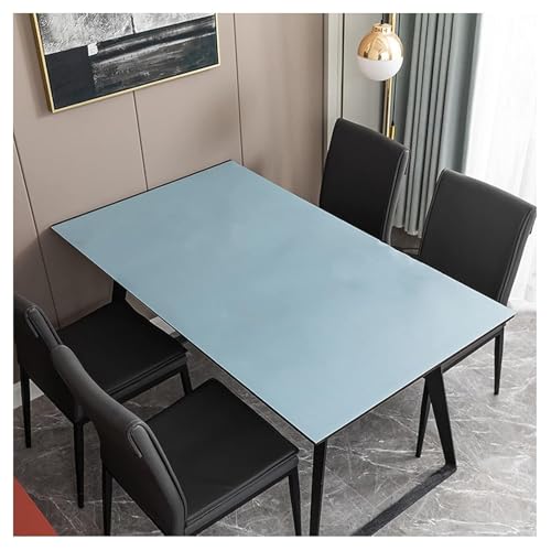 MQXDNFDC Kunstleder-Tischdecke, wasserdicht, öldicht, hitzebeständig, abwischbar, Tischschutz, Vinyl, rechteckig, für Kaffee, Garten, Innen- und Außenbereich, Tischmatte, dekorativ (80 x 80 cm) von MQXDNFDC
