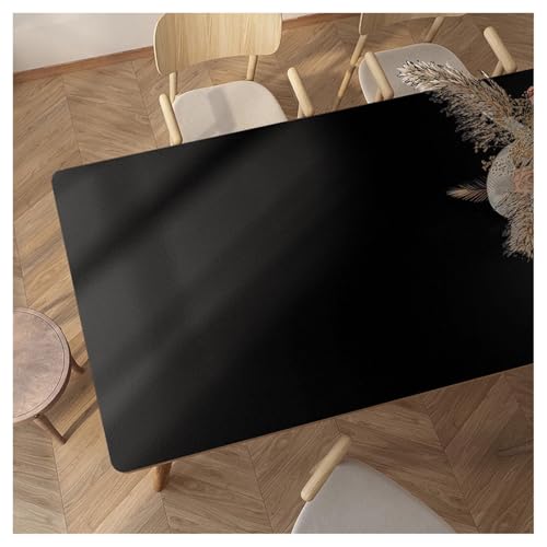 MQXDNFDC Tischschutz aus Leder, Kunstleder-Tischdecken, rechteckig, rutschfest, wasserdicht und öldicht, Vinyl-Tischdecke, abwischbare Tischmatte, hitzebeständige Couchtischmatte (80 x 140 cm) von MQXDNFDC
