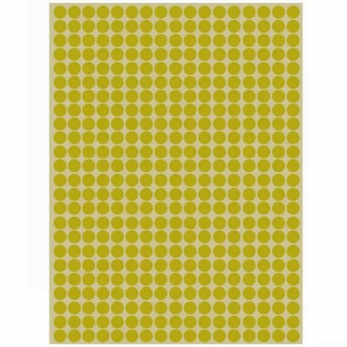 1400 Stück farbige Punkt-Aufkleber, runde Farbkodierungs-Etiketten, gepunktet, Aufkleber für Büro, Klassenzimmer, buntes Etikettenpapier mit Punkten (Gold) von MR.PoorHippo
