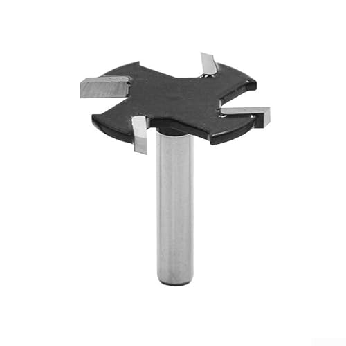 CNC-Spoilboard-Oberfräsen-Bits, 32 mm Schnittdurchmesser, Plattenabflachungsfräser, Hobelfräser, Holzbearbeitungswerkzeug für CNC-Spoilboard-Oberflächenfräser (32 x 2 mm) von MR.PoorHippo