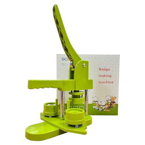 MR.R 25MM Abzeichen-Knopf-Maschine Knopf-Hersteller Einfacher DIY-Stift-Hersteller-Maschine (grün) von MR.R