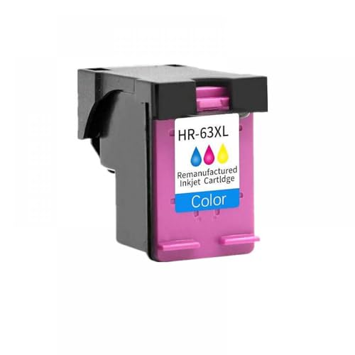 MRHZKE Tintenpatrone 63XL für Deskjet-Drucker 1110 2130 2131 2132 3630 5220 5230 5252 (1 Farbe) von MRHZKE