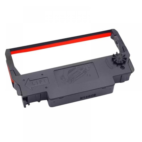 Tintenband, kompatibel mit ERC30 ERC34 ERC38, geeignet für TM-U220PD U230 U210A TM-U370 U300C M188B M188D (1 Stück Schwarz und Rot) von MRHZKE