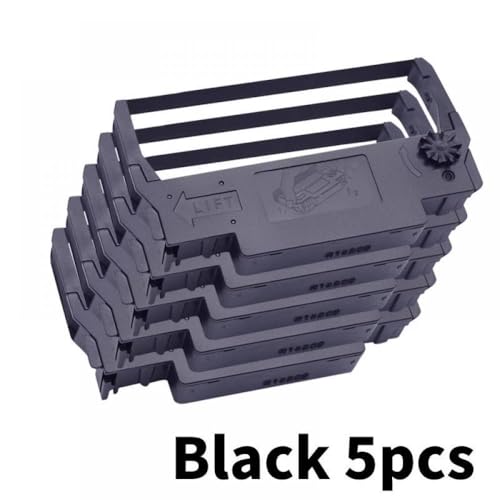 Tintenband, kompatibel mit ERC30 ERC34 ERC38, geeignet für TM-U220PD U230 U210A TM-U370 U300C M188B M188D (5 Stück, Schwarz) von MRHZKE