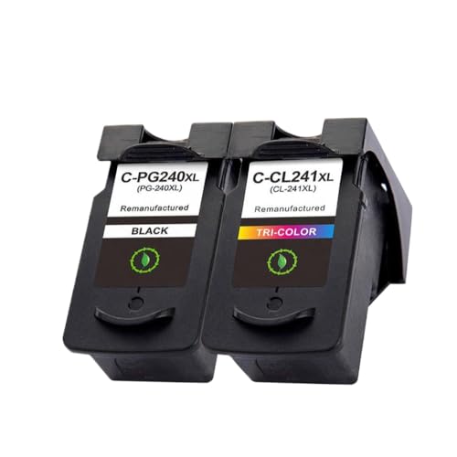 Wiederaufbereitete Farb-Tintenpatrone PG-240 240XL CL-241 241XL für Drucker MG2120 MG3522 MG3122 MG3620 MG3520 MG4220 MG3220 MG2220 (1 Farbe) von MRHZKE