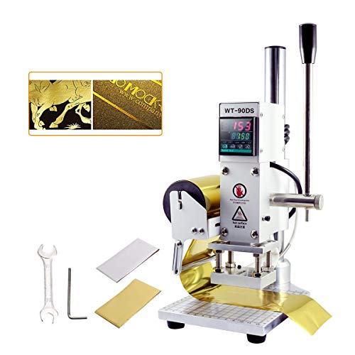 MRKU Digitale Prägemaschine, Heißfolie, Lederbronzing-Druckmarke, 300℃ Manueller Stempel, Hitze, manueller Tipper-Stempel für PVC, Leder, PU MRKU Digitale Prägemaschine, Heißfolie, Lederbronzing-Druckmarke, 300℃ Manueller Stempel, Hitze, manueller Tipper-Stempel für PVC, Leder, PU von MRKU