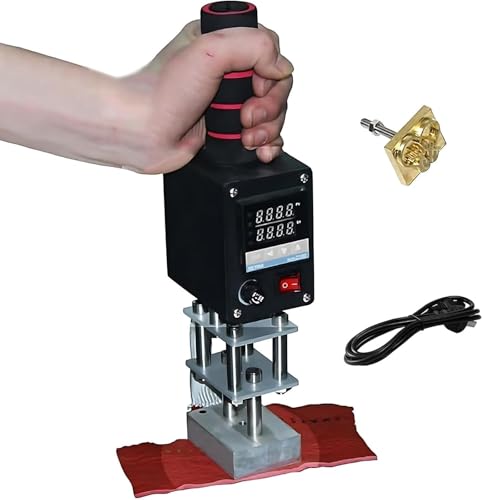 MRKU Handgehaltene Heißprägemaschine, Digitale Heißpresse mit Anzeigebildschirm, Druckgerät aus Holz, maximale Heißprägegröße: 5 x 7 cm/maximale Temperatur: 400 °C, für Verpackungen MRKU Handgehaltene Heißprägemaschine, Digitale Heißpresse mit Anzeigebildschirm, Druckgerät aus Holz, maximale Heißprägegröße: 5 x 7 cm/maximale Temperatur: 400 °C, für Verpackungen von MRKU