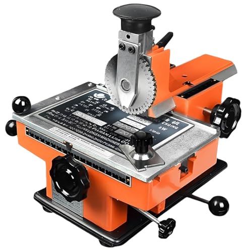 MRKU Metall-Namensschild-Stanzmaschine, halbautomatischer Blattpräger, Etikettendrucker, Markierung, Hundemarke, Gravur, Zeichenrad optional MRKU Metall-Namensschild-Stanzmaschine, halbautomatischer Blattpräger, Etikettendrucker, Markierung, Hundemarke, Gravur, Zeichenrad optional von MRKU