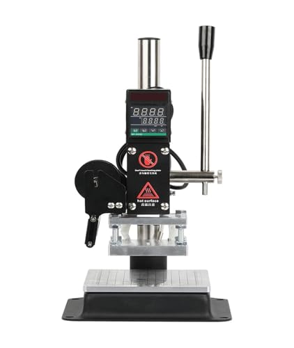 MRKU Prägemaschine, WT-90GS Heißfolienprägung Lederstempel Prägepresse Werkzeug Logo Custom MRKU Prägemaschine, WT-90GS Heißfolienprägung Lederstempel Prägepresse Werkzeug Logo Custom von MRKU
