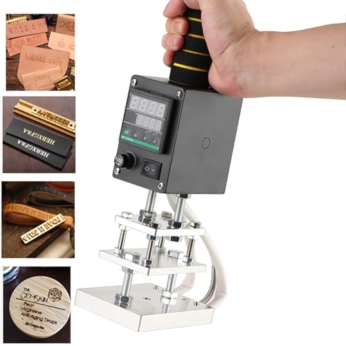 MRKU Tragbare Heißprägemaschine für Leder, 500 W, Handgerät zum Heißprägen von Leder, schnelles Aufheizen, Betriebstemperatur: 50–380℃,Für Holz verwendet MRKU Tragbare Heißprägemaschine für Leder, 500 W, Handgerät zum Heißprägen von Leder, schnelles Aufheizen, Betriebstemperatur: 50–380℃,Für Holz verwendet von MRKU