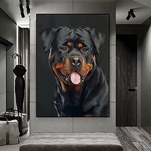 MROUBAO Diamond Painting Set, Tierhund Rottweiler /5D Diamant Painting Set Full Stickerei Groß Bilder/DIY Diamonds Malerei, 40x50cmRahmenlos MROUBAO Diamond Painting Set, Tierhund Rottweiler /5D Diamant Painting Set Full Stickerei Groß Bilder/DIY Diamonds Malerei, 40x50cmRahmenlos von MROUBAO