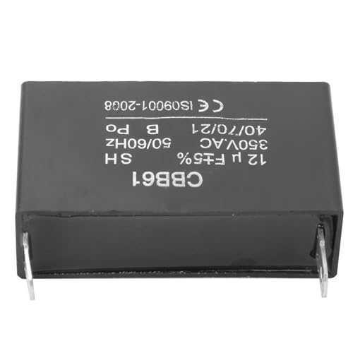 CBB61 -Kondensator Benzingenerator Lüftermotorkondensator 350 VAC 12UF Montageloch Kunststoffschale Stallbetrieb CBB61 -Kondensator Benzingenerator Lüftermotorkondensator 350 VAC 12UF Montageloch Kunststoffschale Stallbetrieb von MRSTORY