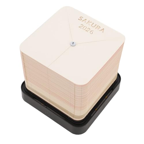 MRSTORY 3D Tree House Memo Pad Desk Kalender 2026 Papierskulpturen Notizblock für Schulbürohaus (Rosa) von MRSTORY