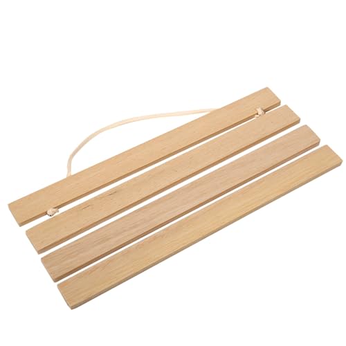 MRSTORY Moderner Magnetischer Sägemehl Fotorahmen DIY Poster Scroll Drucke Grafikbügel Weiße Holzkomprimierung Sägemehl Poster Hanger für Home Office Dekoration 21 Cm 30 Cm 40 Cm 50 Cm (21cm) von MRSTORY