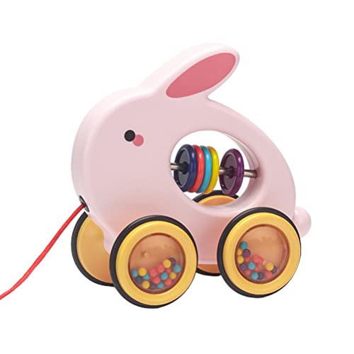 Ziehen mit Haustierspielzeug Cute Animal Rolling Toy mit Motorfähigkeiten Handkoordination für Kleine Abs Gummi Material 16 cm 8,5 cm 13 cm (B) von MRSTORY