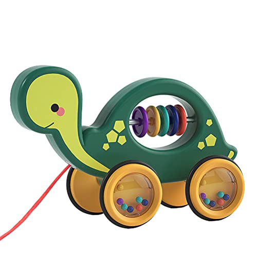 Ziehen mit Haustierspielzeug Cute Animal Rolling Toy mit Motorfähigkeiten Handkoordination für Kleine Abs Gummi Material 16 cm 8,5 cm 13 cm (D) von MRSTORY