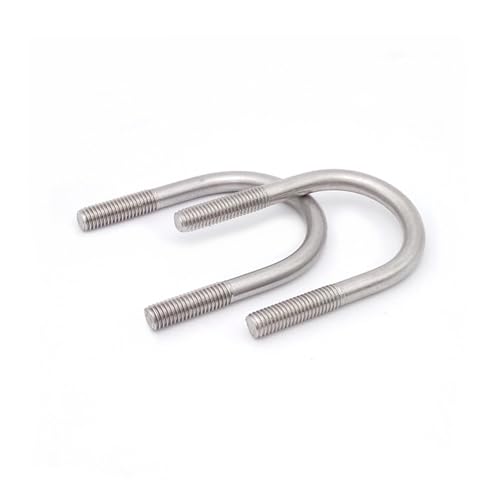 304 Edelstahl Quadrat U-Bolzen, 6 stücke M6 Edelstahl U Schraube Typ Bolzen Geformt Rohr Klemme Schrauben Schrauben Rohr(M6x14mm) von MRVAKDYDI
