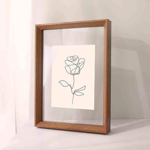 Foto-Bilderrahmen anzeigen, Doppelseitiger Bilderrahmen aus Acrylglas und Massivholz – Schwarznuss, Holzmaserung, Walnuss, Hu-Holz – 18/20/24 Zoll und 38 x 38 cm – 60 x 60 cm(Hu Wood Color,Small 24 in Foto-Bilderrahmen anzeigen, Doppelseitiger Bilderrahmen aus Acrylglas und Massivholz – Schwarznuss, Holzmaserung, Walnuss, Hu-Holz – 18/20/24 Zoll und 38 x 38 cm – 60 x 60 cm(Hu Wood Color,Small 24 in von MRVAKDYDI