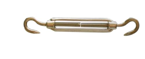 Haken und Öse Spannschloss Drahtspanner, 1pc M4/M5/M6/M8 Spannschloss Bolzen Haken Rigging Auge Schraube Draht Seil Spannen Spanner Engen Stecker(C to C,M5) von MRVAKDYDI