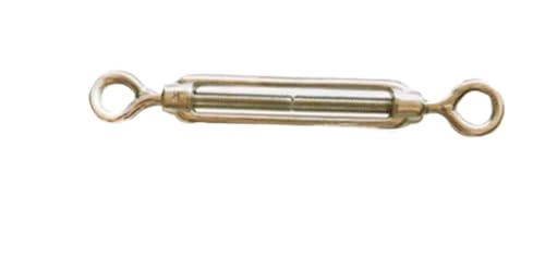 Haken und Öse Spannschloss Drahtspanner, 1pc M4/M5/M6/M8 Spannschloss Bolzen Haken Rigging Auge Schraube Draht Seil Spannen Spanner Engen Stecker(O to O,M6) von MRVAKDYDI