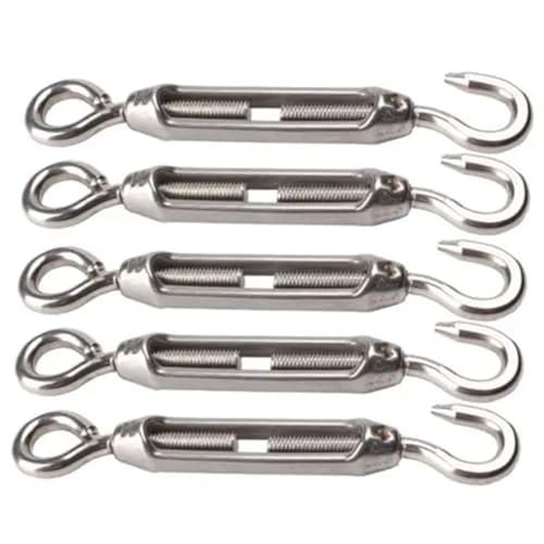 Haken und Öse Spannschloss Drahtspanner, 3PCS M4 Spannschloss Draht Spanner Edelstahl 304 Haken & Auge Spannschloss Draht Seil Spannung von MRVAKDYDI