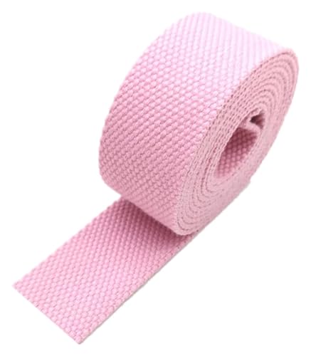 MRVAKDYDI Baumwollgewebe, Nylon-Gurtband 20 mm 25 mm 38 mm 50 mm, Baumwoll-Canvas-Polstergurtbänder for Taschen, Stühle, Griffe(Roze,50mm x 5Yards) von MRVAKDYDI