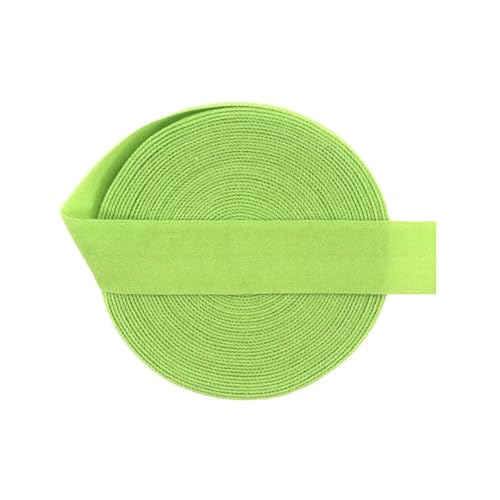 MRVAKDYDI Breites flaches Gummiband, 2/5/10 Yard 5/8" 15Mm Solid Matte Fold Over Elastics Spandex Band Haargummi Stirnband Kleid Nähen(Apple En8,2 Yards) von MRVAKDYDI