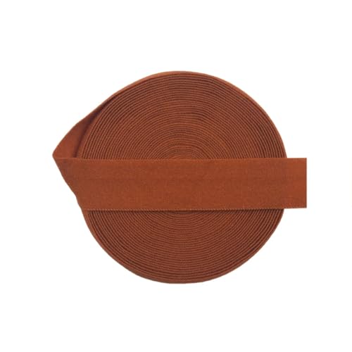 MRVAKDYDI Breites flaches Gummiband, 2/5/10 Yard 5/8" 15Mm Solid Matte Fold Over Elastics Spandex Band Haargummi Stirnband Kleid Nähen(Copper,10 Yards) von MRVAKDYDI