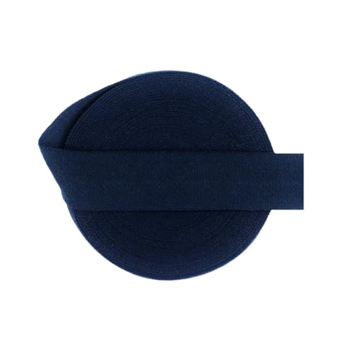 MRVAKDYDI Breites flaches Gummiband, 2/5/10 Yard 5/8" 15Mm Solid Matte Fold Over Elastics Spandex Band Haargummi Stirnband Kleid Nähen(Dresden Blue,2 Yards) von MRVAKDYDI