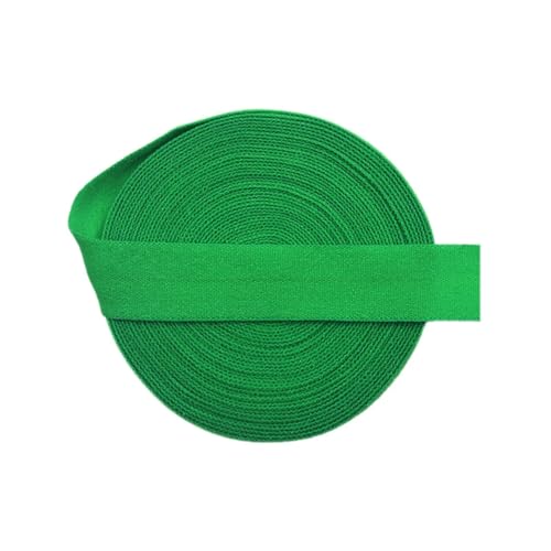 MRVAKDYDI Breites flaches Gummiband, 2/5/10 Yard 5/8" 15Mm Solid Matte Fold Over Elastics Spandex Band Haargummi Stirnband Kleid Nähen(Emerald,2 Yards) von MRVAKDYDI
