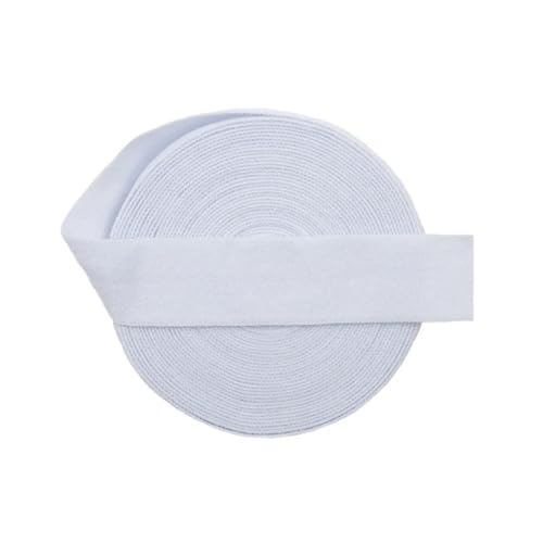 MRVAKDYDI Breites flaches Gummiband, 2/5/10 Yard 5/8" 15Mm Solid Matte Fold Over Elastics Spandex Band Haargummi Stirnband Kleid Nähen(Lilac Mist,2 Yards) von MRVAKDYDI