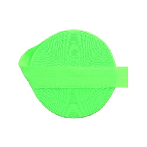 MRVAKDYDI Breites flaches Gummiband, 2/5/10 Yard 5/8" 15Mm Solid Matte Fold Over Elastics Spandex Band Haargummi Stirnband Kleid Nähen(Neon En8,2 Yards) von MRVAKDYDI