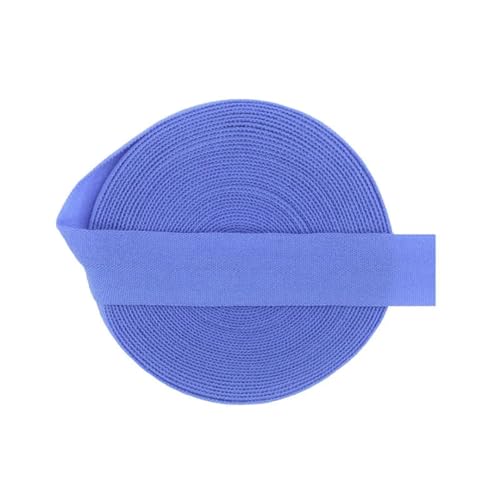 MRVAKDYDI Breites flaches Gummiband, 2/5/10 Yard 5/8" 15Mm Solid Matte Fold Over Elastics Spandex Band Haargummi Stirnband Kleid Nähen(Wisteria,5 Yards) von MRVAKDYDI