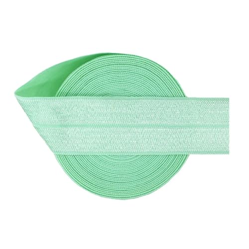 MRVAKDYDI Breites flaches Gummiband, 2/5/10 Yards 1" 25 mm solides Faltgummiband aus Satin, for Stirnbänder, Unterwäsche, Kleider, for Nähen von Spitzenbesatz(Pastel En8,10 Yards) von MRVAKDYDI