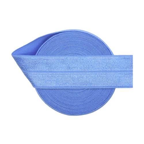 MRVAKDYDI Breites flaches Gummiband, 2/5/10 Yards 1" 25 mm solides Faltgummiband aus Satin, for Stirnbänder, Unterwäsche, Kleider, for Nähen von Spitzenbesatz(Wisteria,5 Yards) von MRVAKDYDI