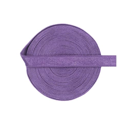 MRVAKDYDI Breites flaches Gummiband, 2/5/10 Yards 3/8" 10 mm festes elastisches Spandex-Satinband, BH-Träger, Stirnband, Kleid, Nähen, Spitzenbesatz(Amethyst,2 Yards) von MRVAKDYDI