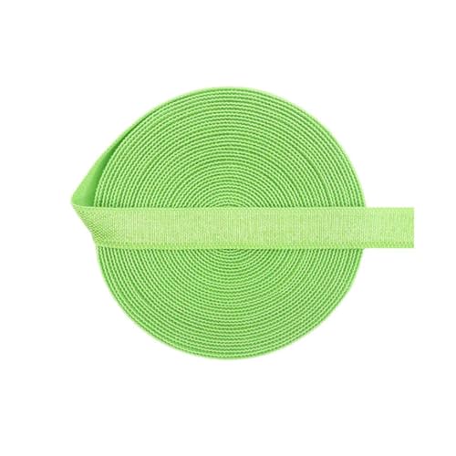 MRVAKDYDI Breites flaches Gummiband, 2/5/10 Yards 3/8" 10 mm festes elastisches Spandex-Satinband, BH-Träger, Stirnband, Kleid, Nähen, Spitzenbesatz(Apple En8,2 Yards) von MRVAKDYDI