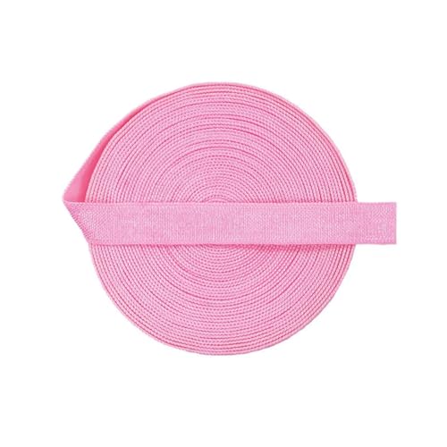 MRVAKDYDI Breites flaches Gummiband, 2/5/10 Yards 3/8" 10 mm festes elastisches Spandex-Satinband, BH-Träger, Stirnband, Kleid, Nähen, Spitzenbesatz(Geranium Pnnrk,2 Yards) von MRVAKDYDI