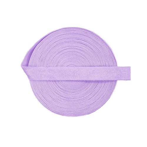 MRVAKDYDI Breites flaches Gummiband, 2/5/10 Yards 3/8" 10 mm festes elastisches Spandex-Satinband, BH-Träger, Stirnband, Kleid, Nähen, Spitzenbesatz(Light Orchid,5 Yards) von MRVAKDYDI