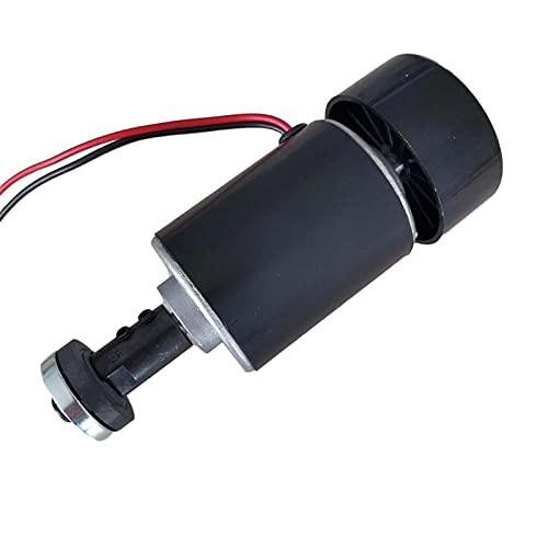 MRVAKDYDI CNC-Spindelmotor-Bausatz, 24VDC 200W 1000RPM Luftgekühlter Motor /52mm Klemmen/Stromversorgung/Drehzahlregler/Sägeblatt(Package1) von MRVAKDYDI